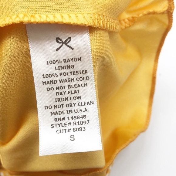 Everly mustard yellow/white checkered print tie front romper - Picture 4 of 5